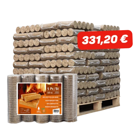 Bois compressé ERDA — Palette 960 kg